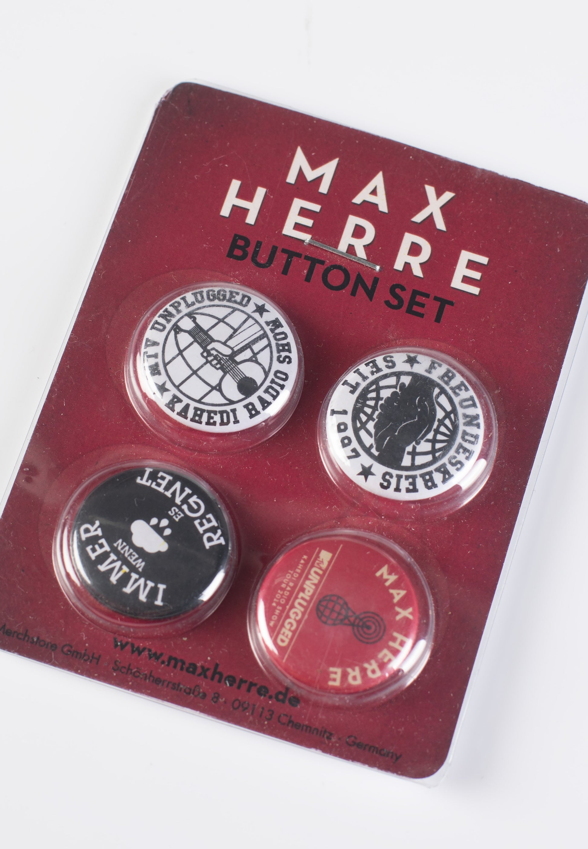 Max Herre - Unplugged - Button Set | Neutral-Image
